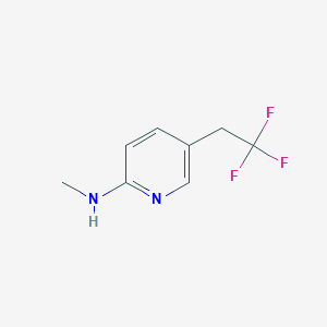 N-methyl-5-(2,2,2-trifluoroethyl)pyridin-2-amine