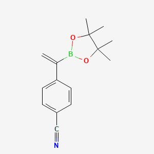 4-(1-(4,4,5,5-Tetramethyl-1,3,2-dioxaborolan-2-yl)vinyl)benzonitrile