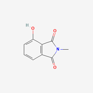 molecular formula C9H7NO3 B12953061 4-Hydroxy-2-methylisoindoline-1,3-dione 