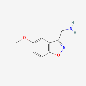 (5-Methoxybenzo[d]isoxazol-3-yl)methanamine