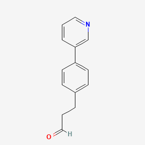 4-(3-Pyridinyl)-benzenepropanal