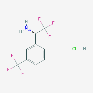 (S)-2,2,2-Trifluoro-1-(3-(trifluoromethyl)phenyl)ethanamine hydrochloride