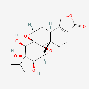 molecular formula C20H26O7 B12953136 Triptriolide CAS No. 137131-18-1