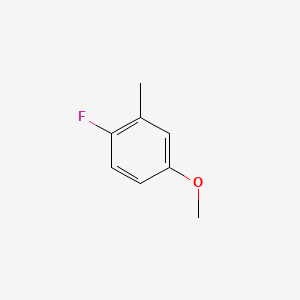 molecular formula C8H9FO B1295314 4-氟-3-甲基苯甲醚 CAS No. 2338-54-7