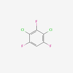 molecular formula C6HCl2F3 B1295316 1,3-二氯-2,4,6-三氟苯 CAS No. 2368-53-8