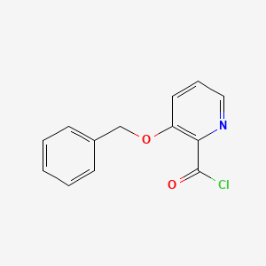 molecular formula C13H10ClNO2 B12953186 3-(Benzyloxy)picolinoyl chloride 