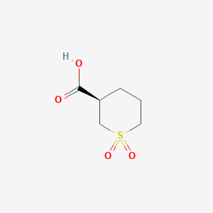 (3R)-1,1-dioxothiane-3-carboxylic acid