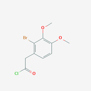 2-(2-bromo-3,4-dimethoxyphenyl)acetyl chloride