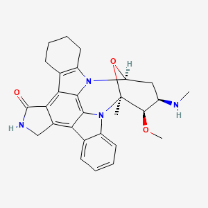 (2S,3R,4R,6S)-3-methoxy-2-methyl-4-(methylamino)-29-oxa-1,7,17-triazaoctacyclo[12.12.2.12,6.07,28.08,13.015,19.020,27.021,26]nonacosa-8(13),14,19,21,23,25,27-heptaen-16-one