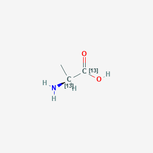 (2S)-2-amino(1,2-13C2)propanoic acid