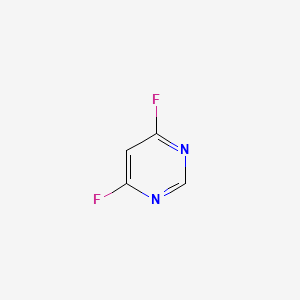 molecular formula C4H2F2N2 B1295327 4,6-二氟嘧啶 CAS No. 2802-62-2