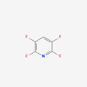 molecular formula C5HF4N B1295328 2,3,5,6-四氟吡啶 CAS No. 2875-18-5