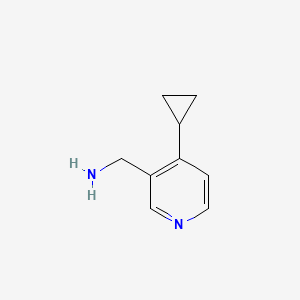 (4-Cyclopropylpyridin-3-yl)methanamine