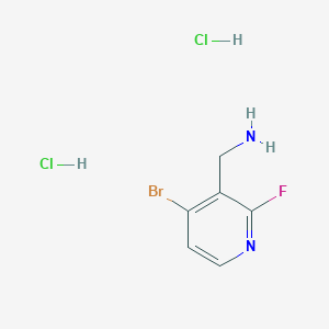 molecular formula C6H8BrCl2FN2 B12953315 (4-Bromo-2-fluoropyridin-3-yl)methanamine dihydrochloride 