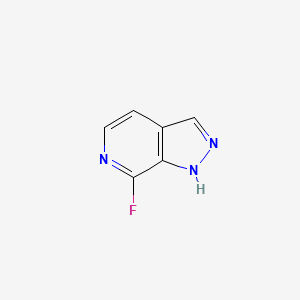 molecular formula C6H4FN3 B12953329 7-Fluoro-1H-pyrazolo[3,4-c]pyridine 