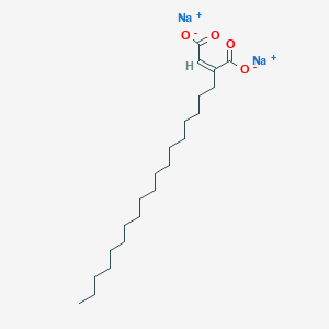 molecular formula C22H38Na2O4 B12953338 disodium;(Z)-2-octadecylbut-2-enedioate 