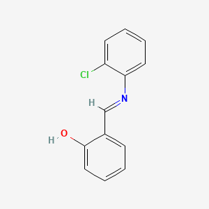 molecular formula C13H10ClNO B1295336 Salicylidene o-chloroaniline CAS No. 3172-42-7