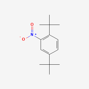 molecular formula C14H21NO2 B1295344 2,5-di-tert-Butylnitrobenzene CAS No. 3463-35-2