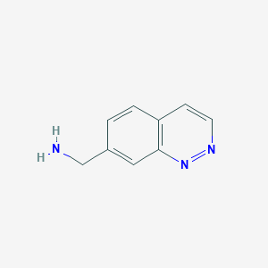 molecular formula C9H9N3 B12953443 Cinnolin-7-ylmethanamine 