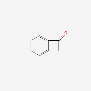 molecular formula C8H6O B1295345 Bicyclo[4.2.0]octa-1,3,5-trien-7-one CAS No. 3469-06-5