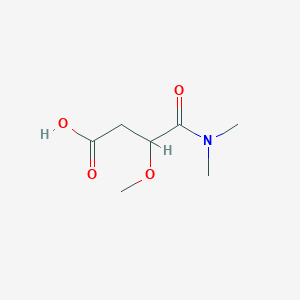 4-(Dimethylamino)-3-methoxy-4-oxobutanoic acid