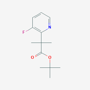 tert-Butyl 2-(3-fluoropyridin-2-yl)-2-methylpropanoate