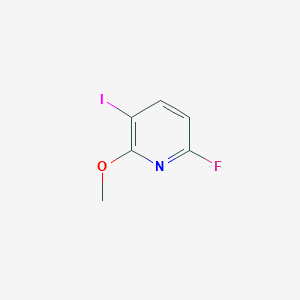 molecular formula C6H5FINO B12953469 6-Fluoro-3-iodo-2-methoxypyridine 