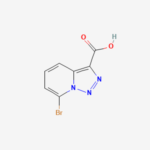 molecular formula C7H4BrN3O2 B12953520 7-Bromo-[1,2,3]triazolo[1,5-a]pyridine-3-carboxylic acid 