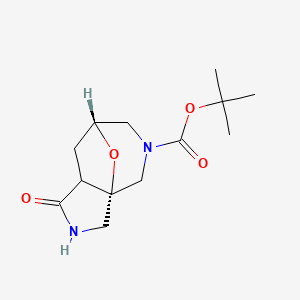 Rel-(3aS,7R)-tert-butyl 1-oxohexahydro-1H-3a,7-epoxypyrrolo[3,4-c]azepine-5(4H)-carboxylate