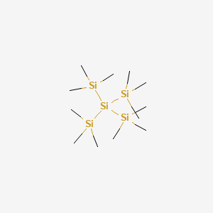 molecular formula C12H36Si5 B1295357 四(三甲基硅基)硅烷 CAS No. 4098-98-0