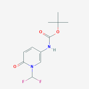 tert-Butyl (1-(difluoromethyl)-6-oxo-1,6-dihydropyridin-3-yl)carbamate