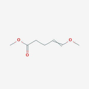 molecular formula C7H12O3 B129536 Methyl (4E)-5-methoxy-4-pentenoate CAS No. 143538-29-8