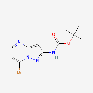 tert-Butyl (7-bromopyrazolo[1,5-a]pyrimidin-2-yl)carbamate