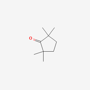 B1295366 2,2,5,5-Tetramethylcyclopentanone CAS No. 4541-35-9
