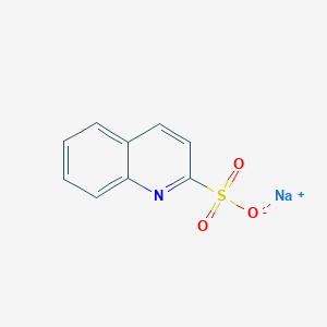 molecular formula C9H6NNaO3S B12953683 Sodium quinoline-2-sulfonate 