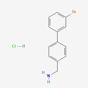 (3'-Bromo-[1,1'-biphenyl]-4-yl)methanamine hydrochloride