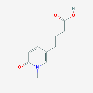 molecular formula C10H13NO3 B12953784 4-(1-Methyl-6-oxo-1,6-dihydropyridin-3-yl)butanoic acid 