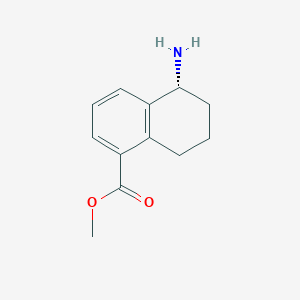 Methyl (r)-5-amino-5,6,7,8-tetrahydronaphthalene-1-carboxylate hydrochloride