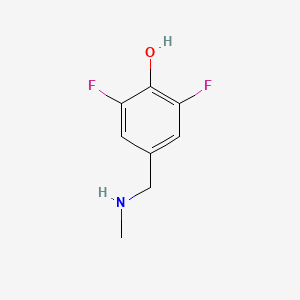 2,6-Difluoro-4-((methylamino)methyl)phenol