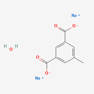 molecular formula C9H8Na2O5 B12953933 Sodium 5-methylisophthalate hydrate 