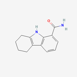 molecular formula C13H14N2O B12953947 2,3,4,9-tetrahydro-1H-carbazole-8-carboxamide 