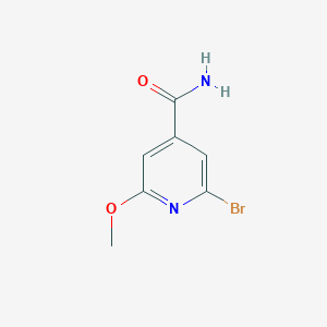 2-Bromo-6-methoxyisonicotinamide