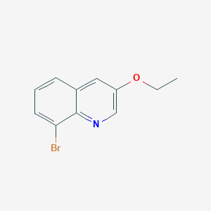 molecular formula C11H10BrNO B12953988 8-Bromo-3-ethoxyquinoline 