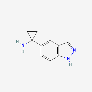 1-(1H-indazol-5-yl)cyclopropan-1-amine