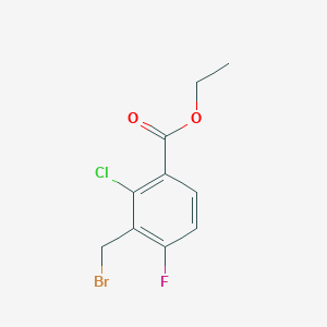 Ethyl 3-(bromomethyl)-2-chloro-4-fluorobenzoate