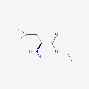 Ethyl (S)-2-amino-3-cyclopropylpropanoate