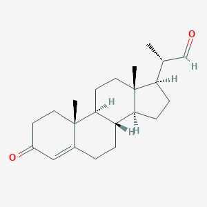 molecular formula C22H32O2 B129541 Bisnorcholenaldehyde CAS No. 3986-89-8