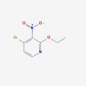 molecular formula C7H7BrN2O3 B12954100 4-Bromo-2-ethoxy-3-nitropyridine 