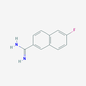 6-Fluoro-2-naphthimidamide