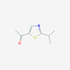 molecular formula C8H11NOS B12954127 1-(2-Isopropylthiazol-5-yl)ethanone 